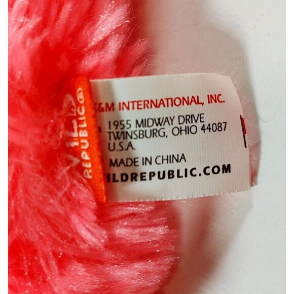 Wild Republic Hanging Monkey Plush 18" Stuffed Animal Neon Pink - Picture 4 of 4